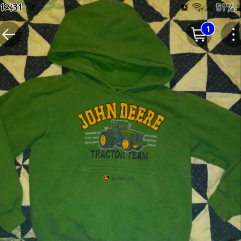 Boys John deere hoodie